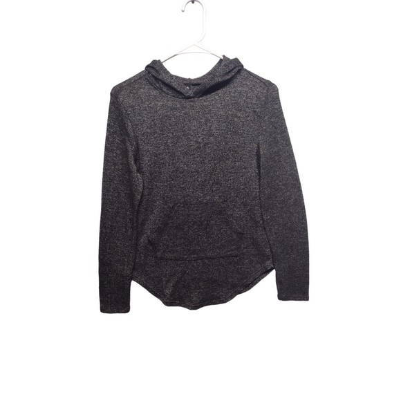 Free For All Hoodie Women Small Long Sleeve Kangaroo Pocket Charcoal Grey - Picture 1 of 12